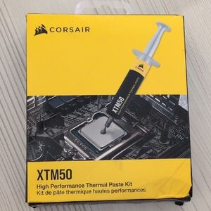 Corsair XTM50 Thermal Paste with Yellow Packaging